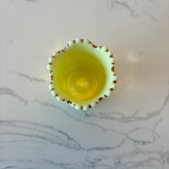 Antique Glass Diamond Peg Pattern souvenir toothpick holder - Picture 6 of 8